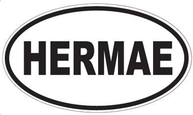 HERMAE - Oval Sticker