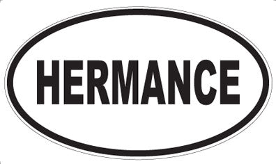 HERMANCE - Oval Sticker