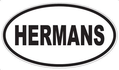 HERMANS - Oval Sticker