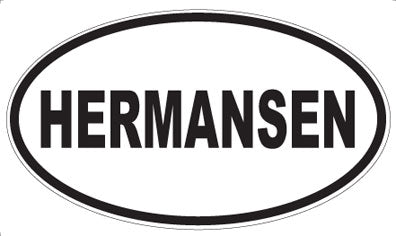 HERMANSEN - Oval Magnet