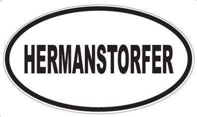 HERMANSTORFER - Oval Sticker
