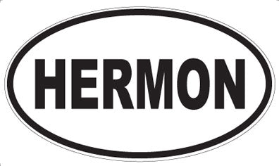 HERMON - Oval Magnet