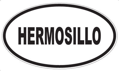 HERMOSILLO - Oval Magnet
