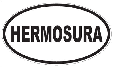 HERMOSURA - Oval Magnet