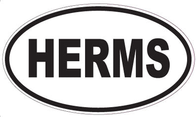 HERMS - Oval Magnet
