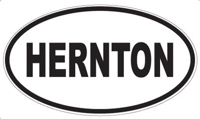 HERNTON - Oval Magnet