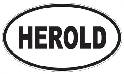 HEROLD - Oval Magnet