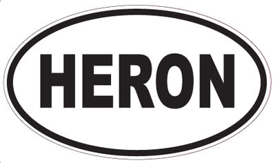 HERON - Oval Magnet