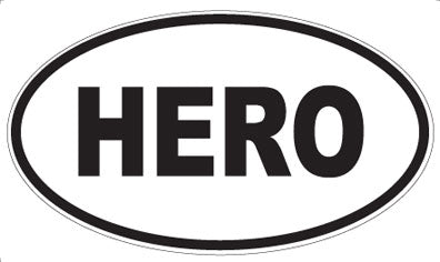 HERO - Oval Magnet