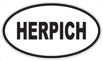 HERPICH - Oval Sticker