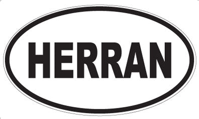 HERRAN - Oval Magnet
