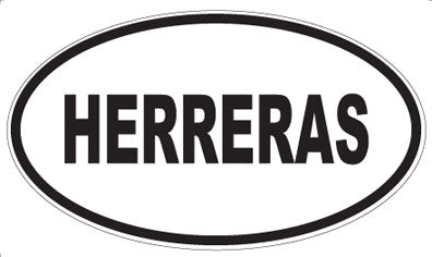 HERRERAS - Oval Magnet