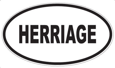 HERRIAGE - Oval Magnet