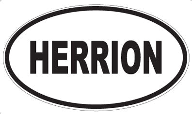 HERRION - Oval Magnet