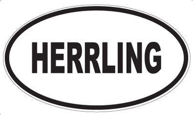 HERRLING - Oval Sticker