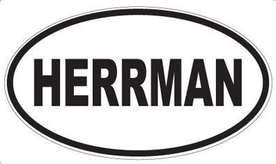 HERRMAN - Oval Magnet