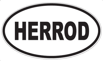 HERROD - Oval Sticker