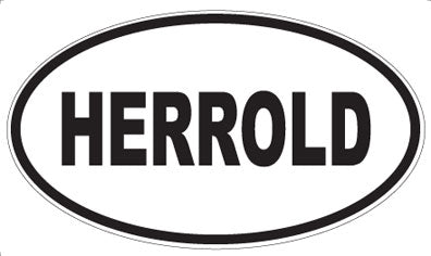 HERROLD - Oval Magnet