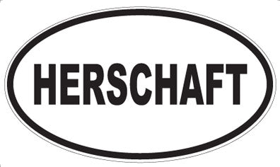 HERSCHAFT - Oval Magnet