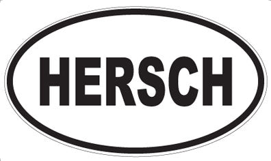 HERSCH - Oval Magnet