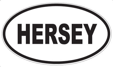HERSEY - Oval Magnet