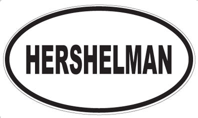 HERSHELMAN - Oval Magnet