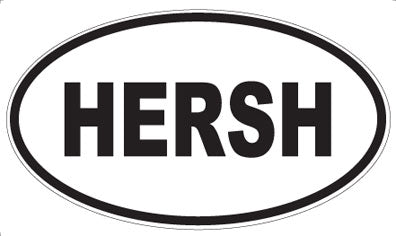 HERSH - Oval Magnet