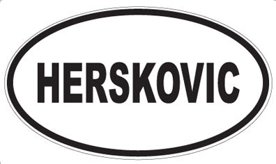 HERSKOVIC - Oval Magnet
