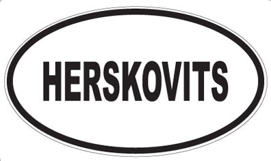 HERSKOVITS - Oval Magnet