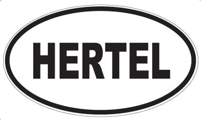 HERTEL - Oval Magnet