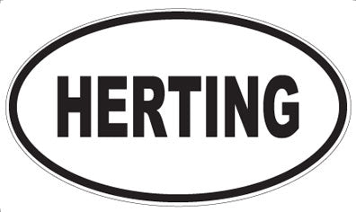 HERTING - Oval Magnet