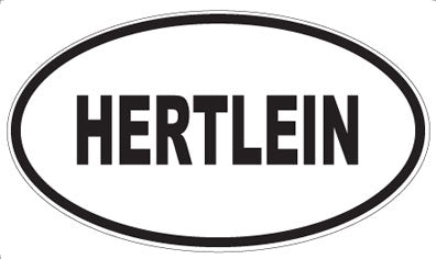 HERTLEIN - Oval Magnet