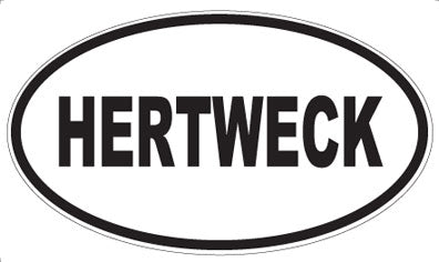 HERTWECK - Oval Magnet