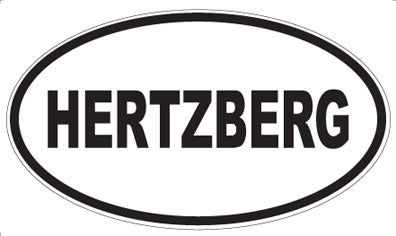 HERTZBERG - Oval Magnet