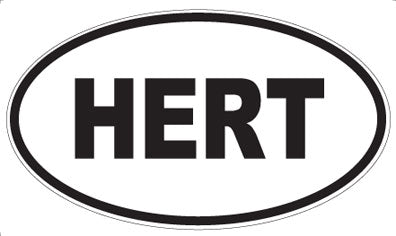 HERT - Oval Magnet