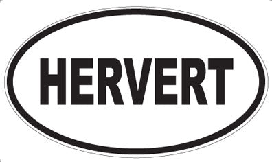 HERVERT - Oval Magnet