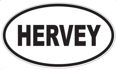 HERVEY - Oval Magnet