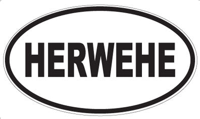 HERWEHE - Oval Magnet