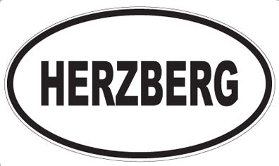 HERZBERG - Oval Magnet