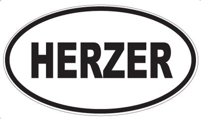 HERZER - Oval Magnet