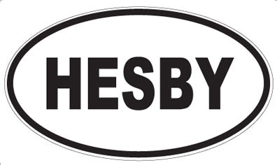HESBY - Oval Magnet
