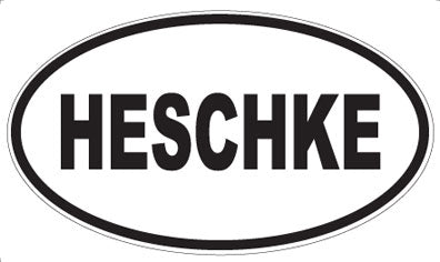 HESCHKE - Oval Magnet
