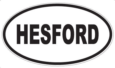 HESFORD - Oval Magnet