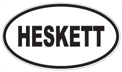 HESKETT - Oval Magnet
