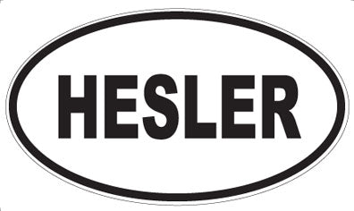 HESLER - Oval Magnet