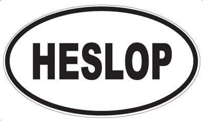 HESLOP - Oval Magnet