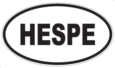 HESPE - Oval Magnet