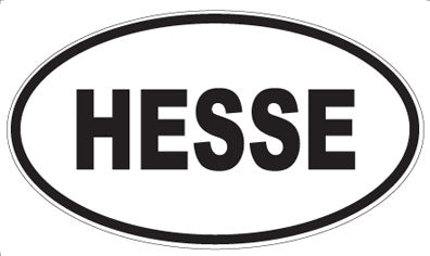 HESSE - Oval Sticker