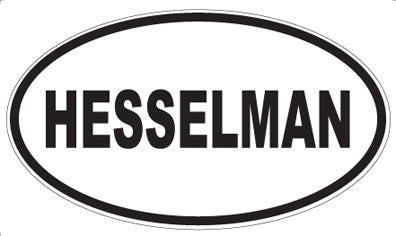 HESSELMAN - Oval Magnet