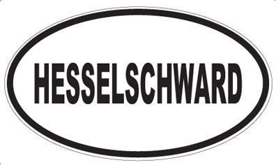 HESSELSCHWARD - Oval Magnet